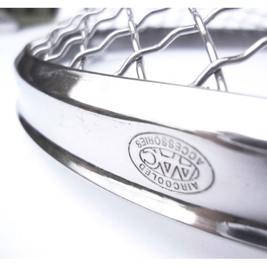 Vintage style Mesh Headlight Grilles (Late)
