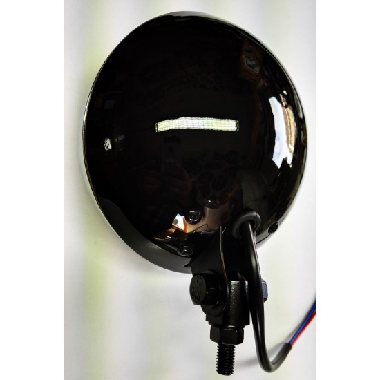 Red Spot Lights with Vintage Grilles