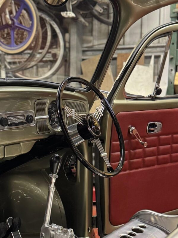 Black Banjo Steering Wheel for Beetle, Ghia, Type 3 (complete)