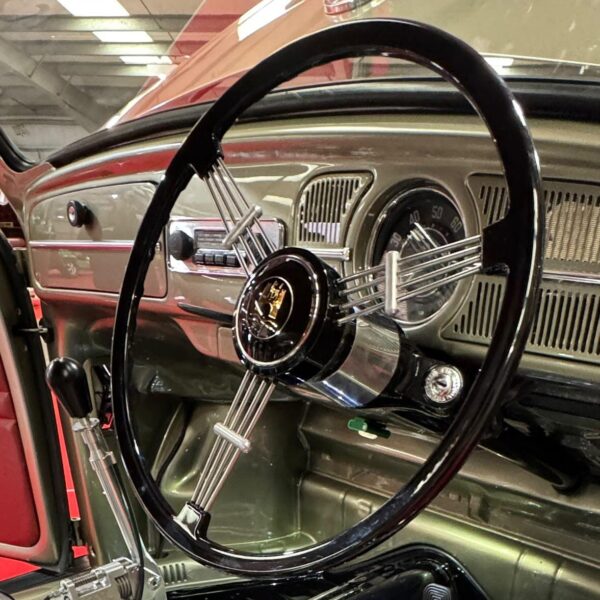 Black Banjo Steering Wheel for Beetle, Ghia, Type 3 (complete)