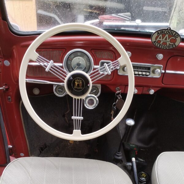 Black Banjo Steering Wheel for Beetle, Ghia, Type 3 (complete)