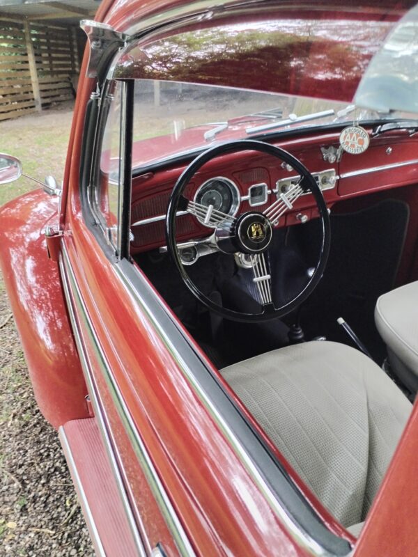 Black Banjo Steering Wheel for Beetle, Ghia, Type 3 (complete)